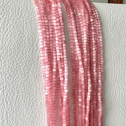 Satin "Light Old Pink" 2 Cut Beads- 11* (2195)