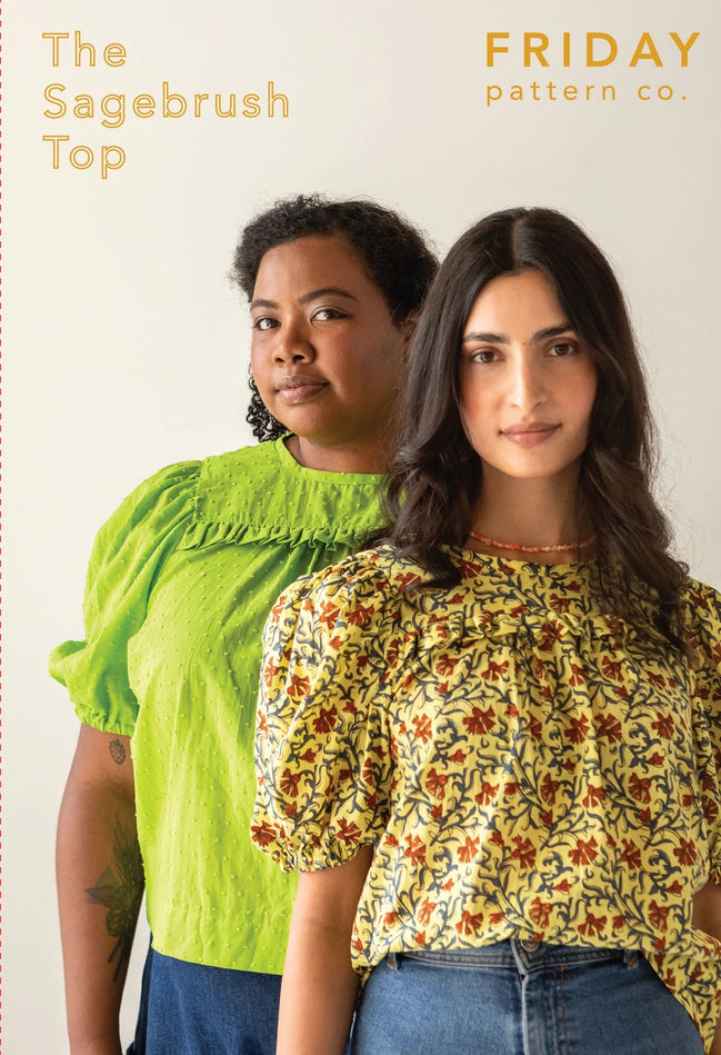 Sagebrush Top Paper Pattern- Friday Pattern Co.