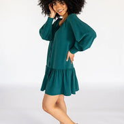 Wren Blouse and Dress Paper Pattern- Chalk + Notch
