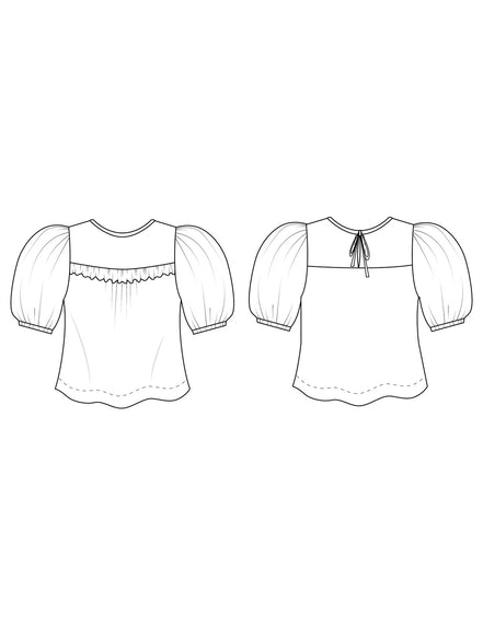 Sagebrush Top Paper Pattern- Friday Pattern Co.