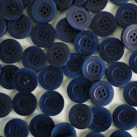 Midnight 1" Corozo Nut Buttons- Set of 4- Matchy Matchy