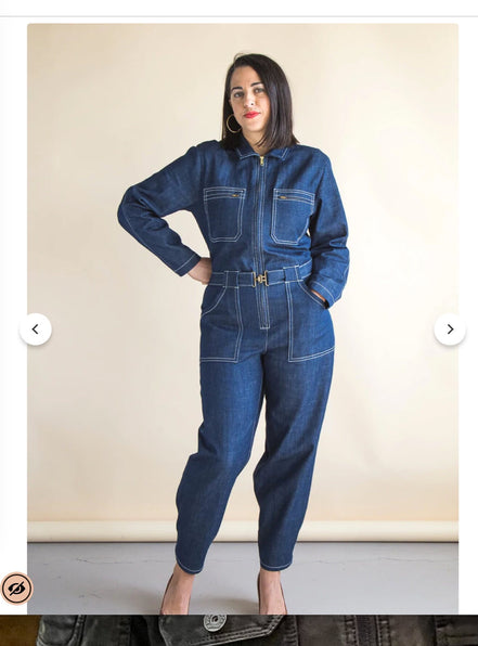 Blanca Flight Suit- Closet Core Paper Pattern- Size 0 - 20