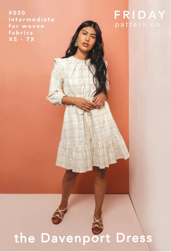 Davenport Dress Paper Pattern- Friday Pattern Co.