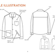Overshirt Jacket (Mens)- Wardrobe By Me- Paper Pattern- Sizes 2XS-4XL