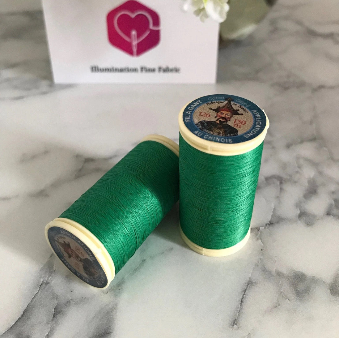 Sajou No. 866- Green GLOVING THREAD- Fil a gant au Chinois