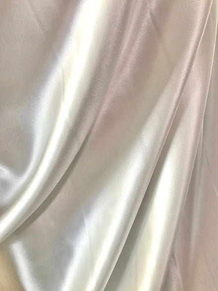 Natural White Heavy Silk Charmeuse 40 MM 54" Wide (330)