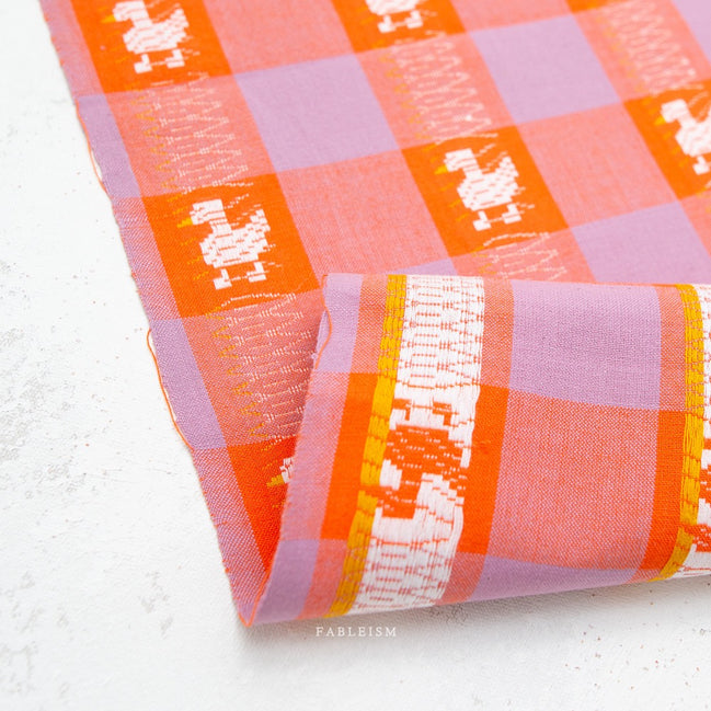 Duck Duck Goose in Charming- Fine and Dandy- Fableism- Woven Cotton- 44"