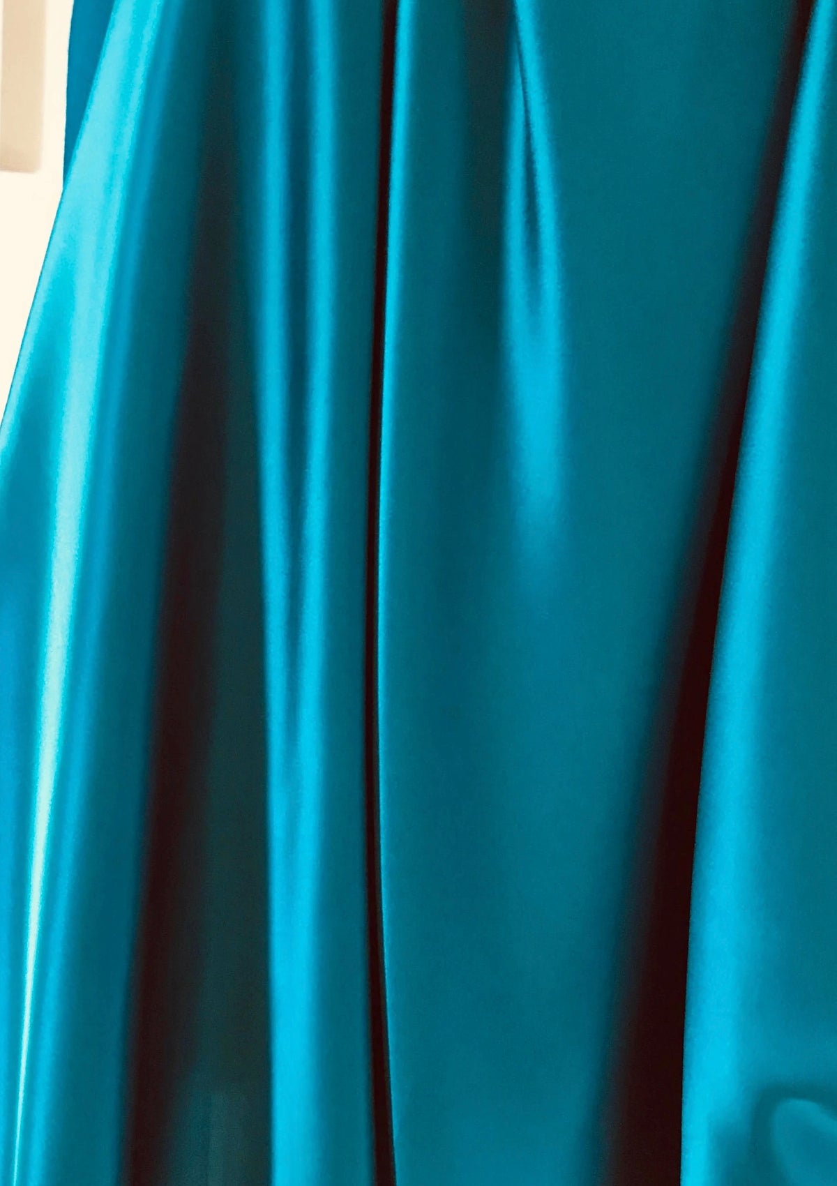Teal Pure Silk Charmeuse Fabric- 45” Wide- 18.5 MM- (305)