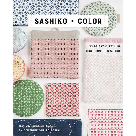 Sashiko + Color- Book- Boutique-Sha