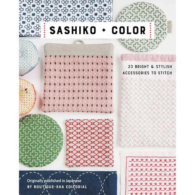 Sashiko + Color- Book- Boutique-Sha