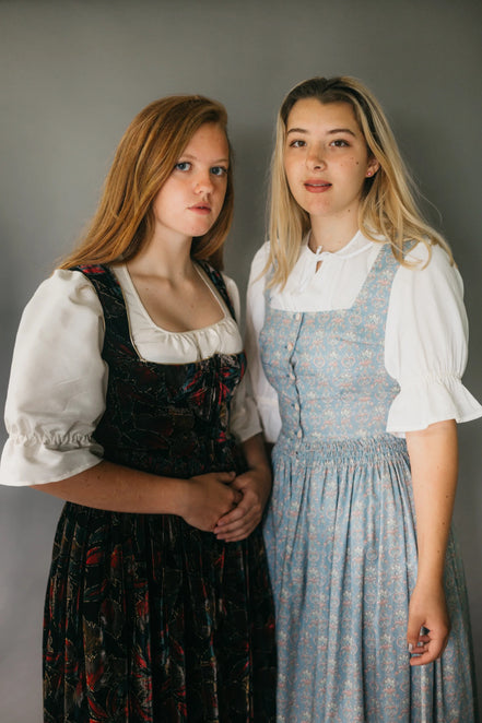 Austrian Dirndl- Folkwear Patterns- 123- Printed Paper Pattern- Misses XS-3XL