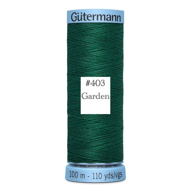 Gutermann Silk Thread 100m/110y GARDEN #403 (1 SPOOL)