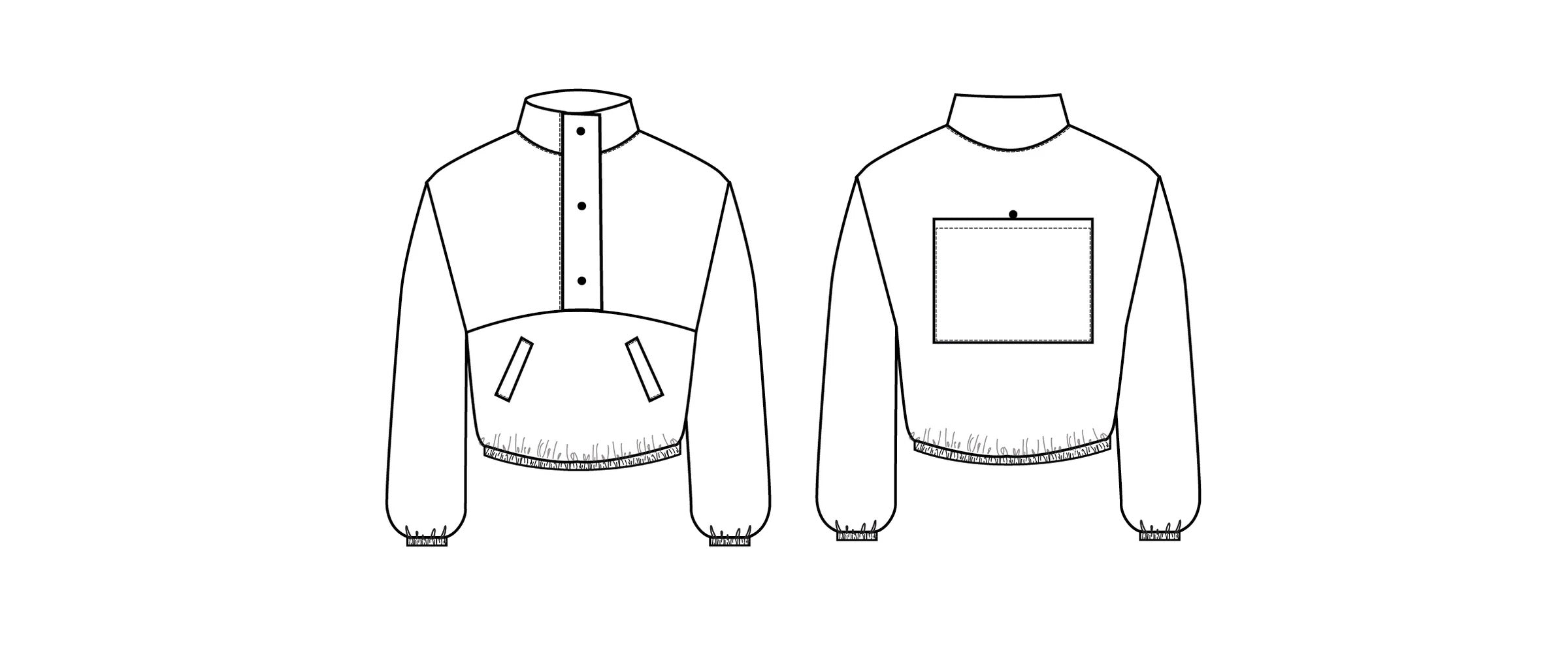 Pogonip Pullover Paper Pattern- Friday Pattern Co.
