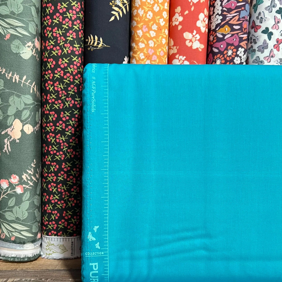 Art Gallery Solid- Turquoise Solid Cotton Fabric- “Maldives