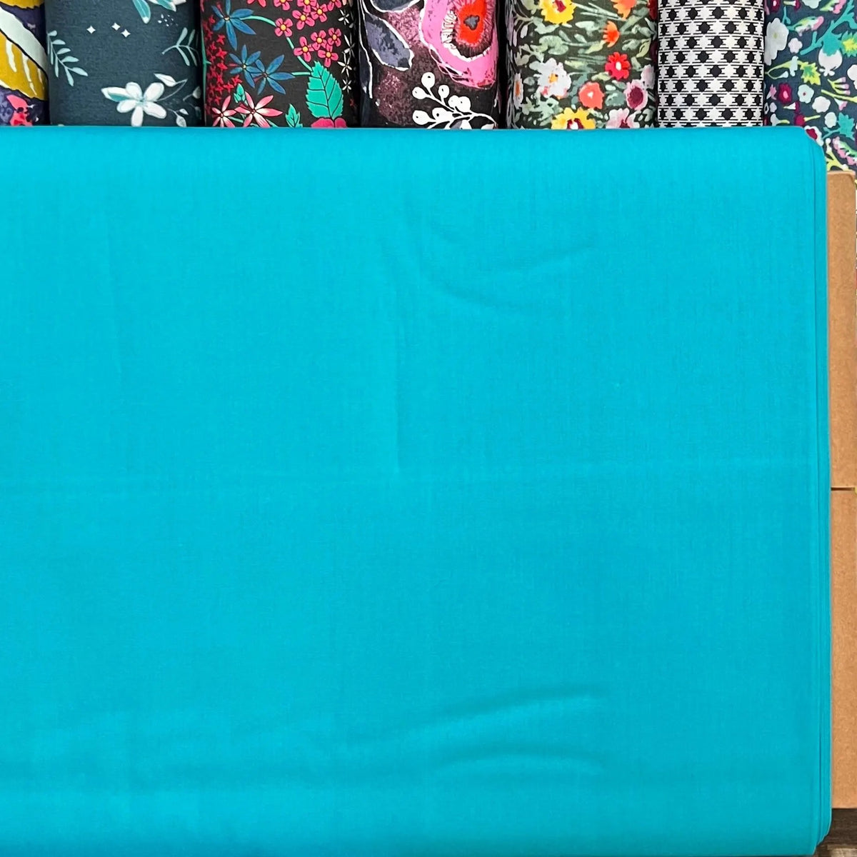 Art Gallery Solid- Turquoise Solid Cotton Fabric- “Maldives