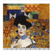 Gustav Klimt “The Lady In Gold” One PANEL- Print on Cotton Fabric (SRKM-17179-133)