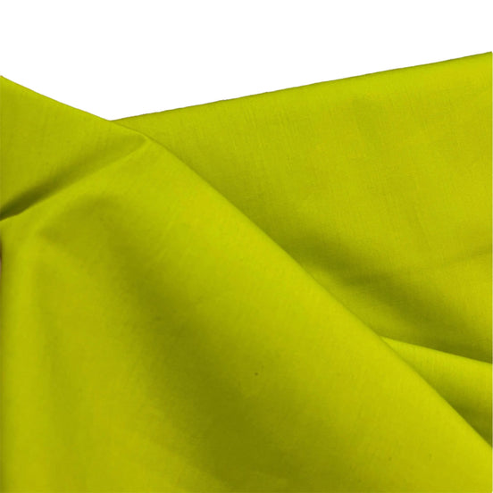 Art Gallery Fabric- Yellow- Green “Parrot" Cotton Fabric- AGF Solid- 44"