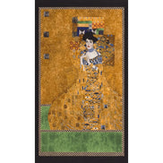 Gustav Klimt “The Lady In Gold” One PANEL- Print on Cotton Fabric (SRKM-17179-133)