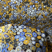 Gustav Klimt “Cobalt”- Print on Cotton Fabric- 44