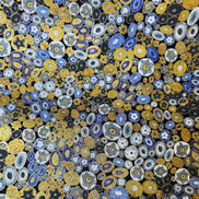 Gustav Klimt “Cobalt”- Print on Cotton Fabric- 44