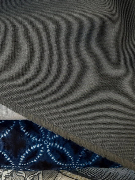 Kobe Cotton Twill- 6 Oz- “Graphite” Deep Gray- 44"
