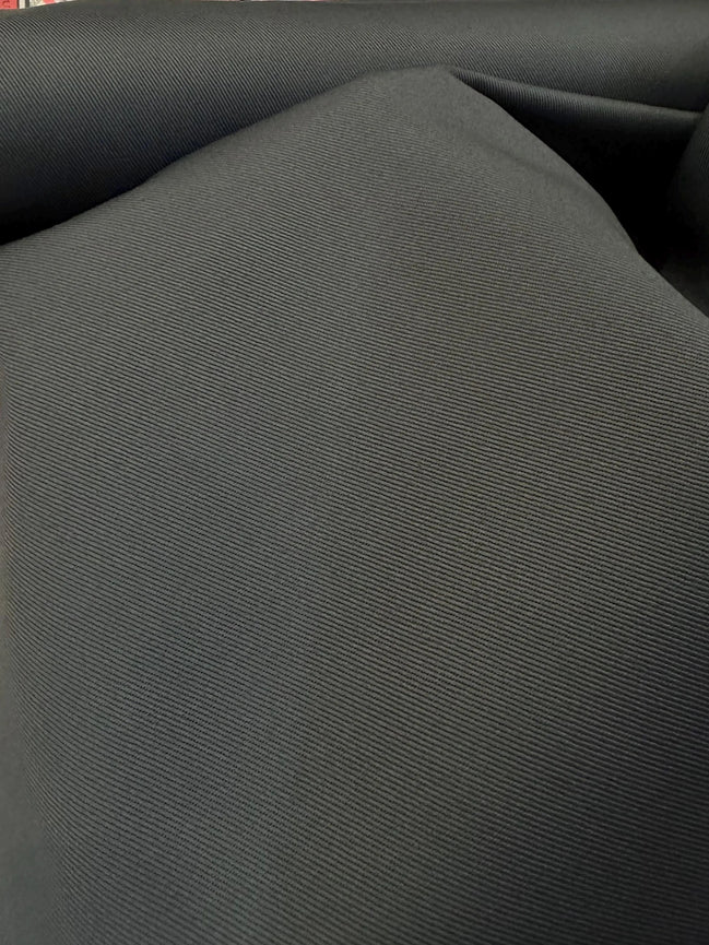 Kobe Cotton Twill- 6 Oz- “Graphite” Deep Gray- 44"