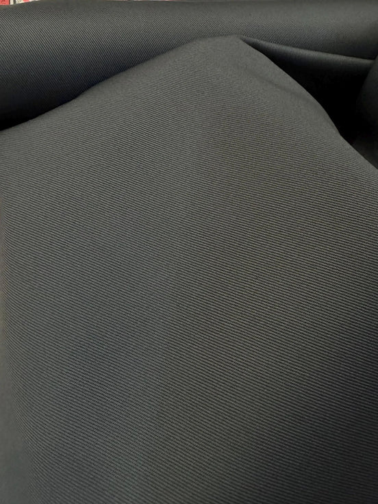Kobe Cotton Twill- 6 Oz- “Graphite” Deep Gray- 44"