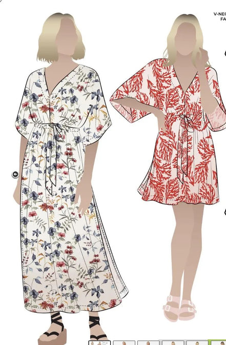 Summer Coverup- Style Arc Paper Pattern- Sizes 4-16, 10-22