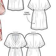 Summer Coverup- Style Arc Paper Pattern- Sizes 4-16, 10-22
