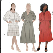 Hope Dress Extension Pack- Style Arc Paper Pattern- Sizes 4-16, 10-22, 18-30