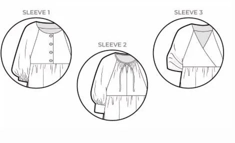 Hope Dress Extension Pack- Style Arc Paper Pattern- Sizes 4-16, 10-22, 18-30