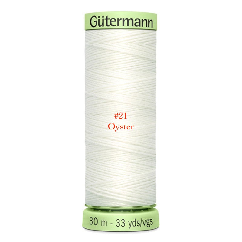 Gutermann- Poly Top Stitch Thread- 33 Yds- #21 Oyster