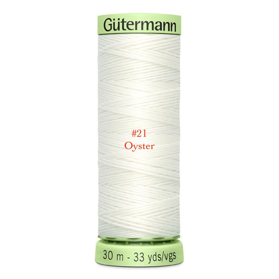 Gutermann- Poly Top Stitch Thread- 33 Yds- #21 Oyster