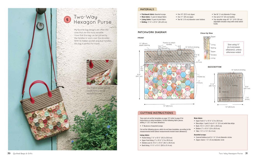 Quilted Bags & Gifts - Akemi Shibata - Book