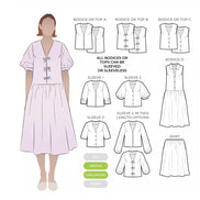 Porter Woven Pack Top and Dress- Style Arc Paper Pattern- Sizes 4-16, 10-22, 18-30