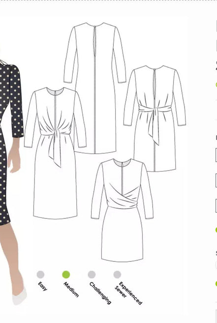 Hattie Woven Dress- Style Arc Paper Pattern- Sizes 4-16
