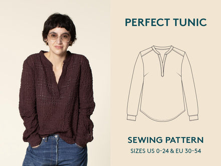 Perfect Tunic- Wardrobe By Me- Paper Pattern- Sizes 0-24
