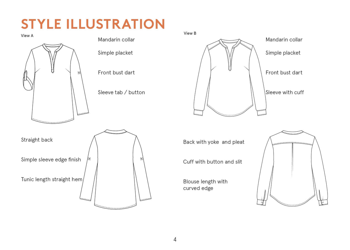 Perfect Tunic- Wardrobe By Me- Paper Pattern- Sizes 0-24