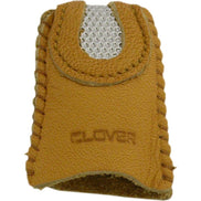 Clover Double Sided Leather Thimble- Tan #616