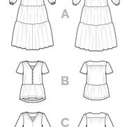 Nicks Dress & Blouse- Closet Core Paper Pattern