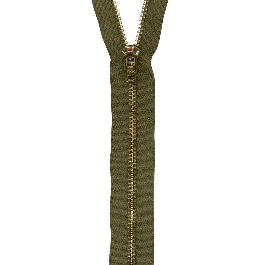 7" Jeans Zipper- YKK- Army Green