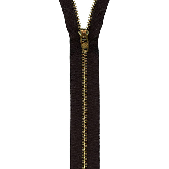 7" Jeans Zipper- YKK- Black