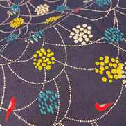 Echino- Bird to Hang- Linen Cotton Canvas- Dark Blue- 43