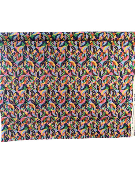 Liberty London- “Jewelled Peacock" Tana Lawn Cotton- 54” - Orange, Yellow, Green, Blue