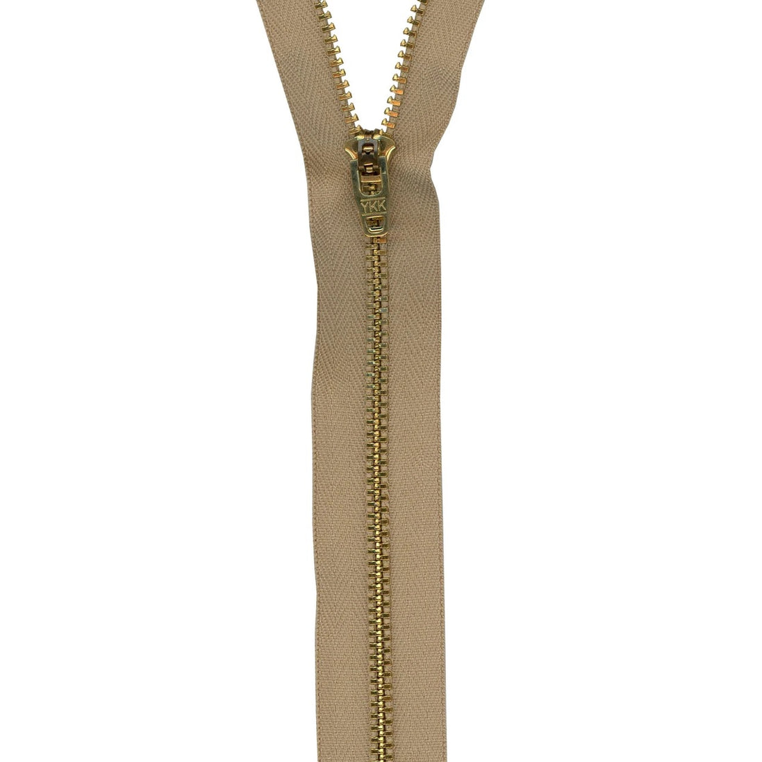 7" Jeans Zipper- YKK- Beige
