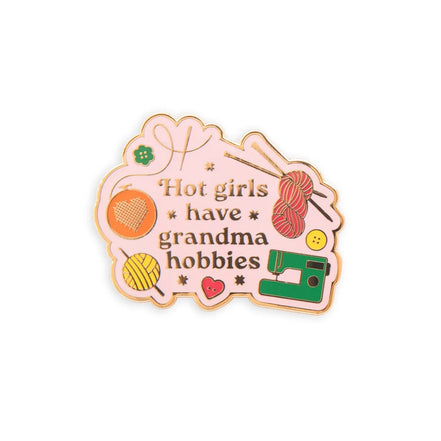Hot Girls Have Grandma Hobbies Magnetic Needle Minder- Sarah Hearts