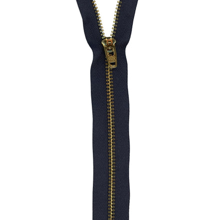 7" Jeans Zipper- YKK- Navy