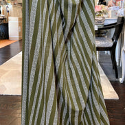 Gaia Ivy Green- White on Green- Kelsey Viscose - Atelier Brunette France- 54