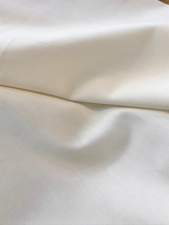 Off-White Solid COTTON Fabric- "White Linen”- Art Gallery- AGF- 44”
