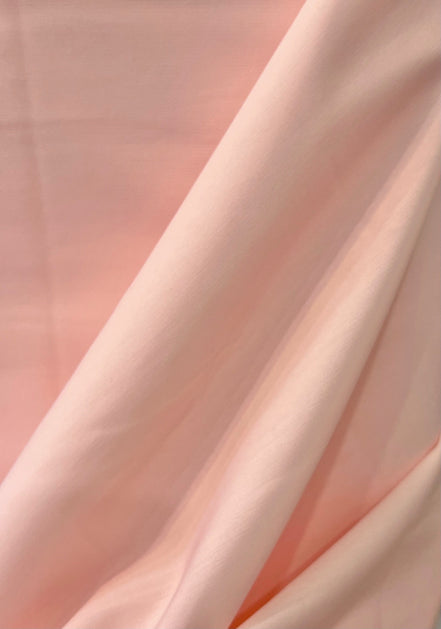 Art Gallery Fabric- "Cotton Candy"- Pale Pink Solid Cotton Fabric- 44"